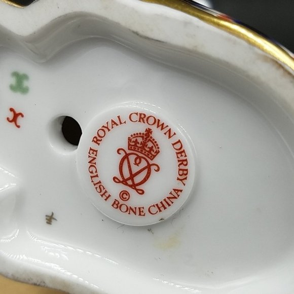 Vintage Royal Crown Derby Tom Tabby Imari Paperweight - Picture 6 of 6